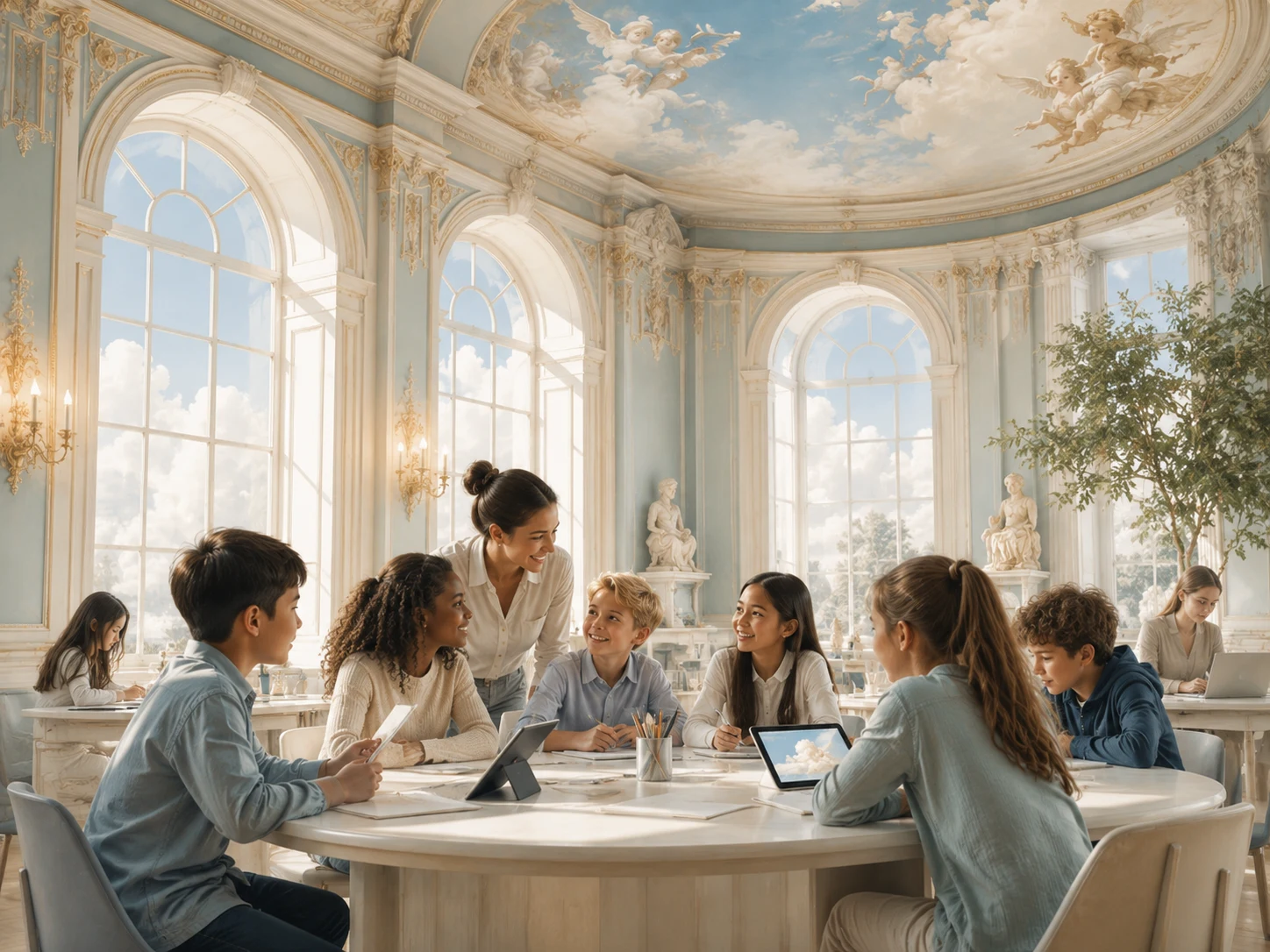 A private institutional cohort discussing responsible AI practice.